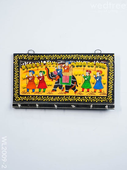 Wooden Key Hanger - Royal Elephant - Big (12x6) - WL2009-2