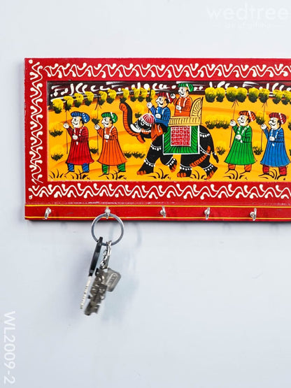 Wooden Key Hanger - Royal Elephant - Big (12x6) - WL2009-2