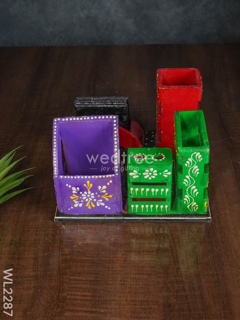 Wooden Stationery Organizer - WL2287