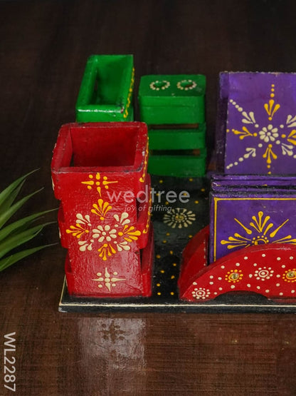 Wooden Stationery Organizer - WL2287