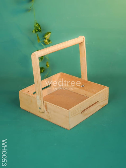 Wooden Tray With Handle - 10 inch - WH0053