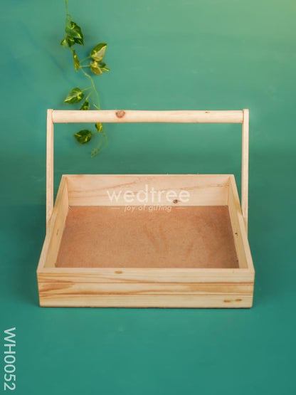 Wooden Tray With Handle - 11.5 inch - WH0052