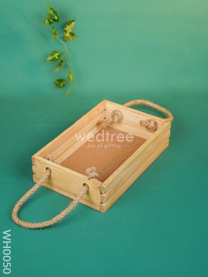 Wooden Tray With Handle - 12 inch - WH0050