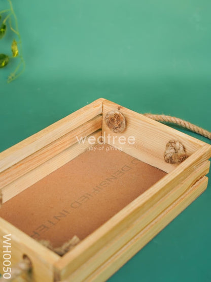 Wooden Tray With Handle - 12 inch - WH0050