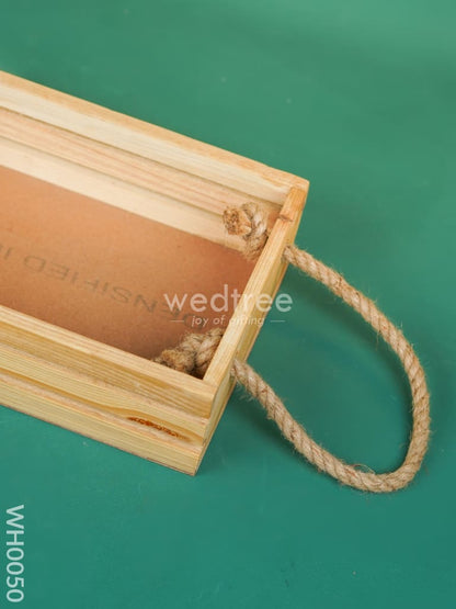 Wooden Tray With Handle - 12 inch - WH0050
