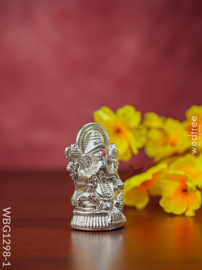Zink Alloy Ganesha Idol - Wbg1298 Divine Figurines