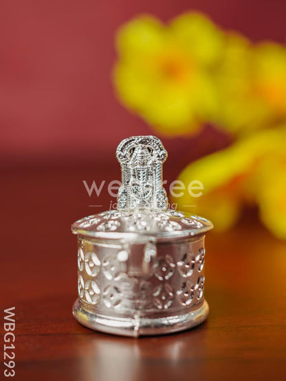 Zinc Alloy Kumkum Holder with Balaji - WBG1293