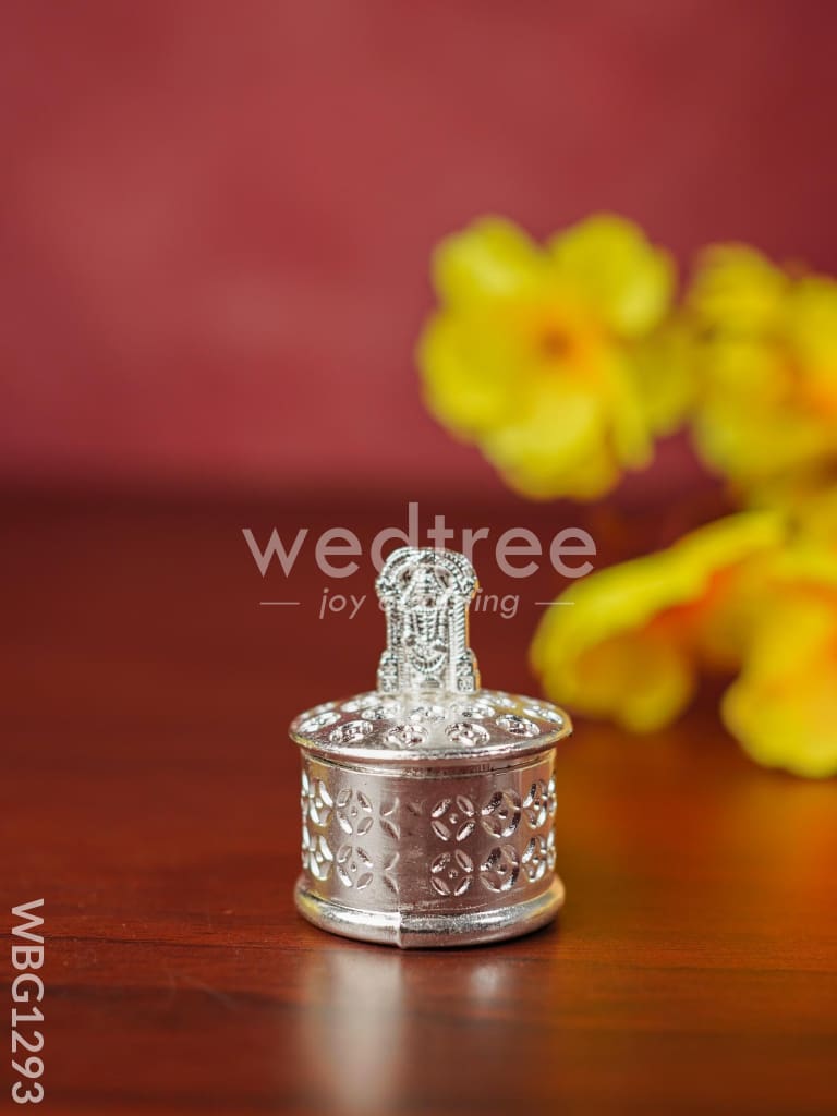 Zinc Alloy Kumkum Holder with Balaji - WBG1293