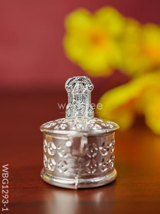 Zinc Alloy Kumkum Holder with Balaji - WBG1293