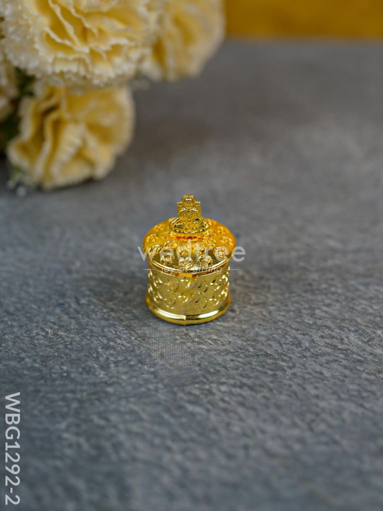 Zinc Alloy Kumkum Holder with Lakshmi - WBG1292