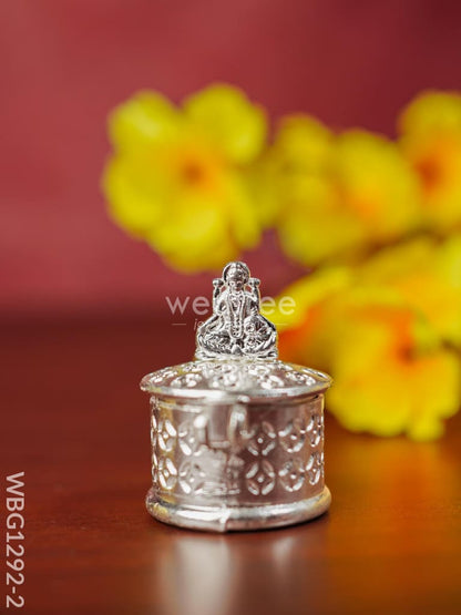 Zinc Alloy Kumkum Holder with Lakshmi - WBG1292