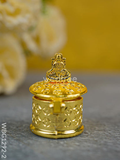 Zinc Alloy Kumkum Holder with Lakshmi - WBG1292