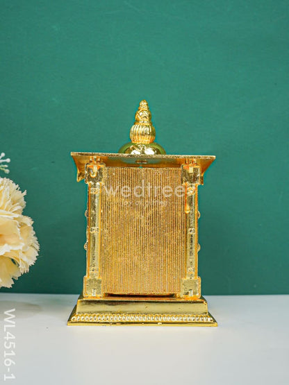 Zinc Alloy Pooja Mandir with Idol - WL4516