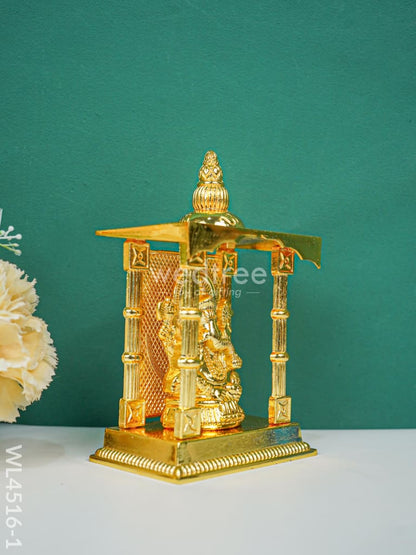 Zinc Alloy Pooja Mandir with Idol - WL4516