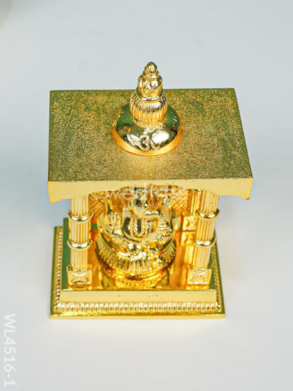Zinc Alloy Pooja Mandir with Idol - WL4516
