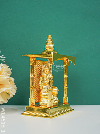 Zinc Alloy Pooja Mandir with Idol - WL4516