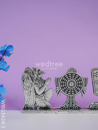 Zinc Alloy Shank Chakra Nama Stand - WBG1424