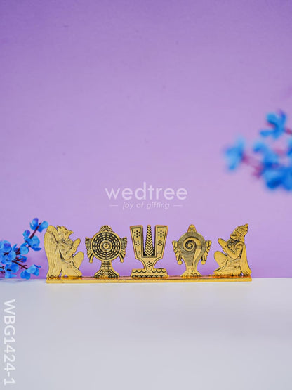 Zinc Alloy Shank Chakra Nama Stand - WBG1424