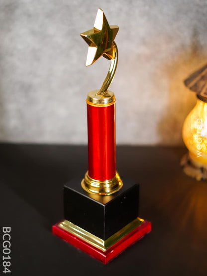 Gold Star Trophy - 15 Inch Bcg0184 Branding
