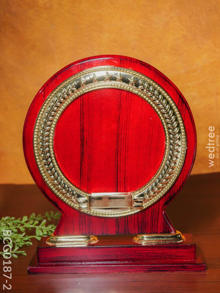 Wooden Round Trophy - Bcg0187 12.5 Inch Branding