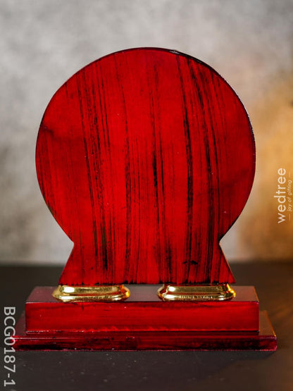 Wooden Round Trophy - Bcg0187 Branding