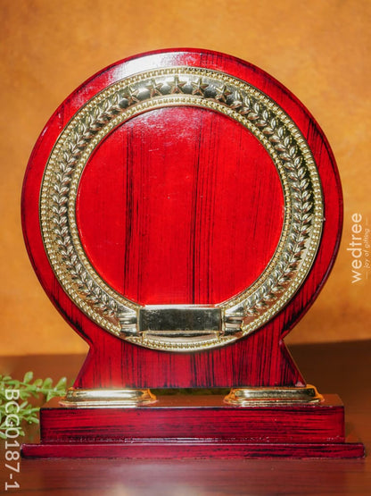 Wooden Round Trophy - Bcg0187 Branding