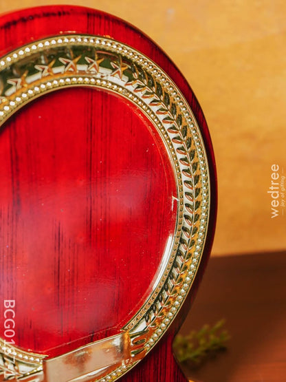 Wooden Round Trophy - Bcg0187 Branding
