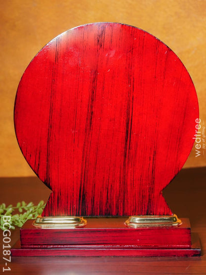 Wooden Round Trophy - Bcg0187 Branding